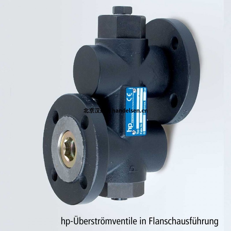 hp technik 工業(yè)泵系列 PON,帶集成溢流閥、旁路和集成過濾器 hp-ueberstroemventil-geflanschte-ausfuerung