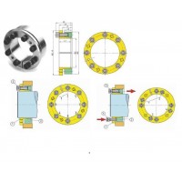 BIKON-Technik聯(lián)軸器1003 45x75用于各個(gè)行業(yè)，如風(fēng)力站、鋼廠