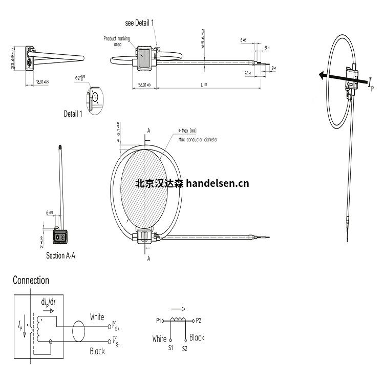 Janitza羅氏線圈和電流互感器Rogowski尺寸 Janitza羅氏線圈和電流互感器Rogowski尺寸