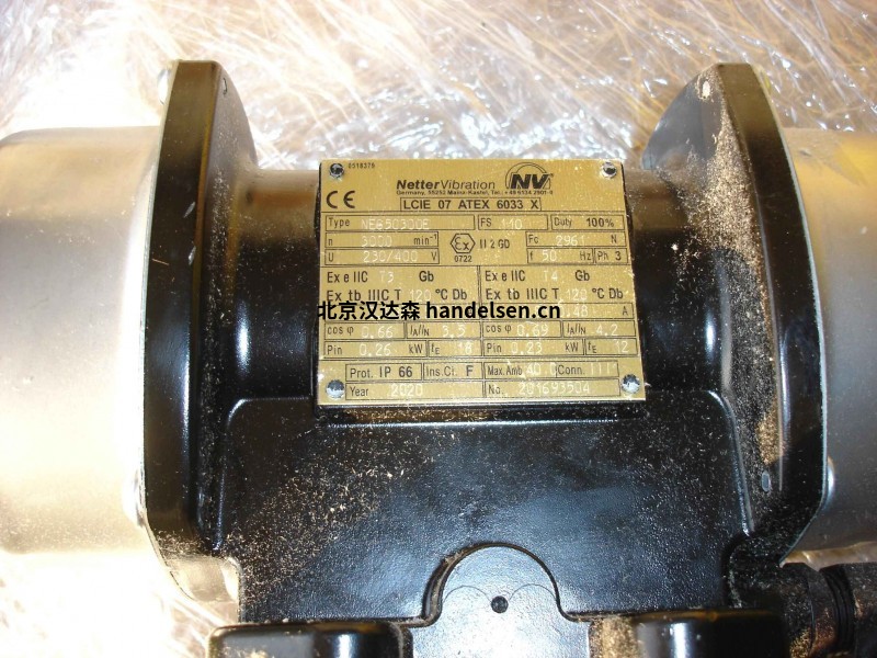 Netter氣動渦輪振動器NCT2可用于搬運散裝物料