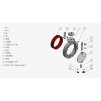 Warex DKZ APS?系列蝶閥，可在 -40 °C 至 +200 °C 的溫度范圍內使用