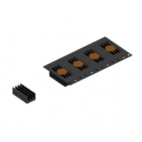 Fischer Elektronik  ICK SMD A 貼片式散熱器，用于電子元件的散熱和熱管理