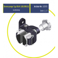 Rietschoten 機(jī)械制動(dòng)器R&H 100.098.01型，制動(dòng)力高達(dá) 880 N