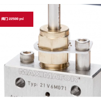 Maximator 閥門 22500psi，閥體有六種不同的設(shè)計，并可配備調(diào)節(jié)桿