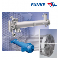 FUNKE 管殼式換熱器，主要用于冷卻潤滑油和液壓油或水的加熱