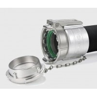 德國Elaflex  DDC - S 4"SS內(nèi)螺紋接頭 扣壓式固定 適配橡膠軟管
